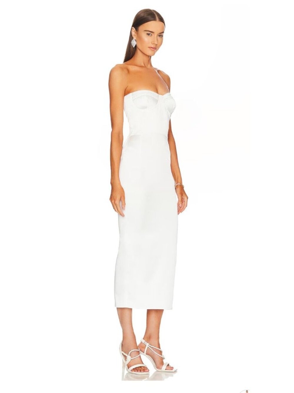 New Arrivals by Ilkyaz Ozel - Sylvia Dress in Flat White NWOT - Size XL
